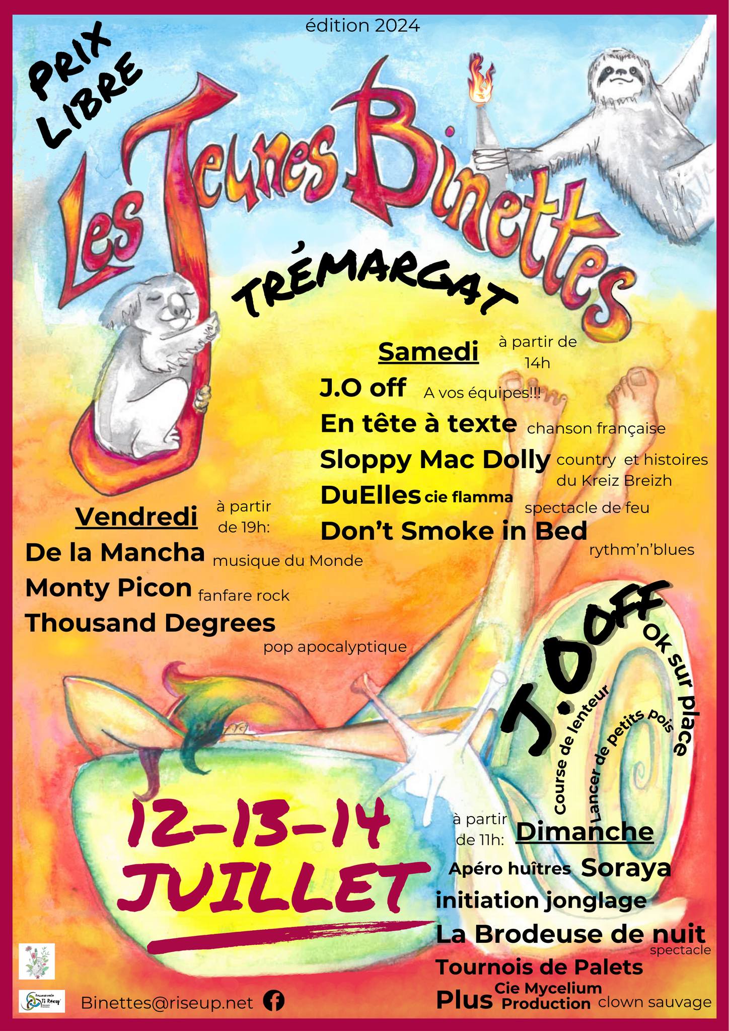 FESTIVAL DES JEUNES BINETTES